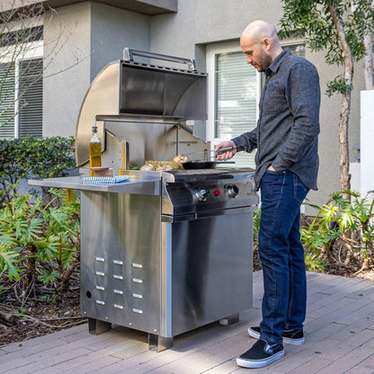 Legacy E27T 27-Inch Built-In 240V Electric Grill with Timer